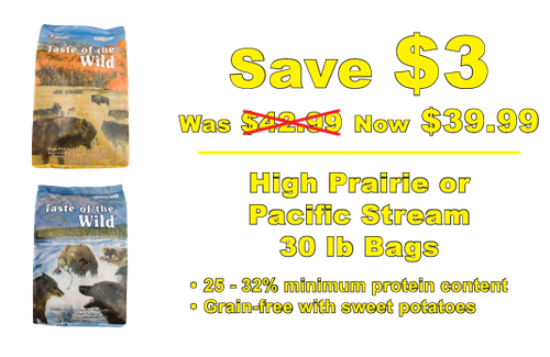 Taste of the Wild High Prairie and Pacific Stream